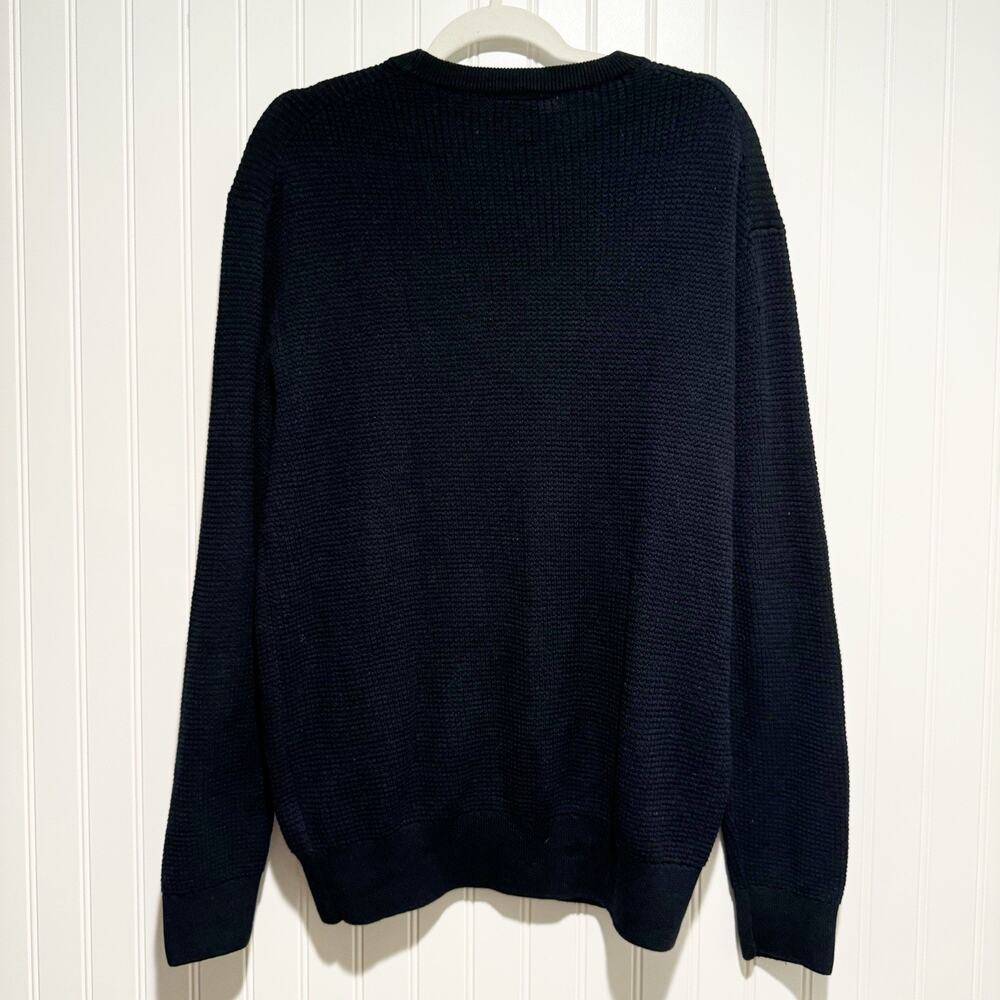 Karbon Navy Blue Cotton Sweater Mens XL - Picture 5 of 5